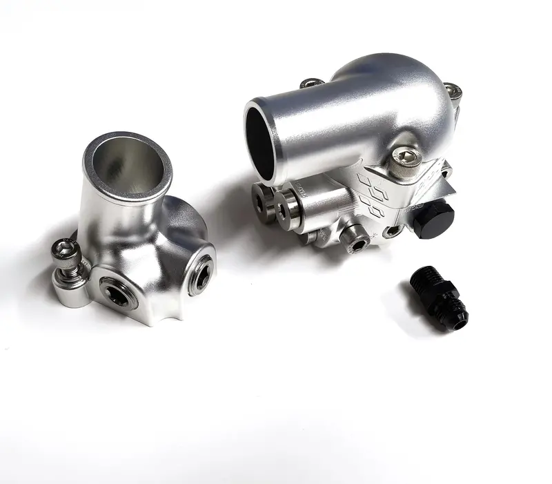 Datsun L-Series Billet Thermostat Housing Set + Water Neck 1