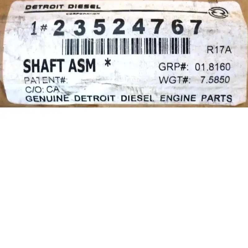 Dde23524767 Genuine Detroit Diesel Rocker Shaft 2