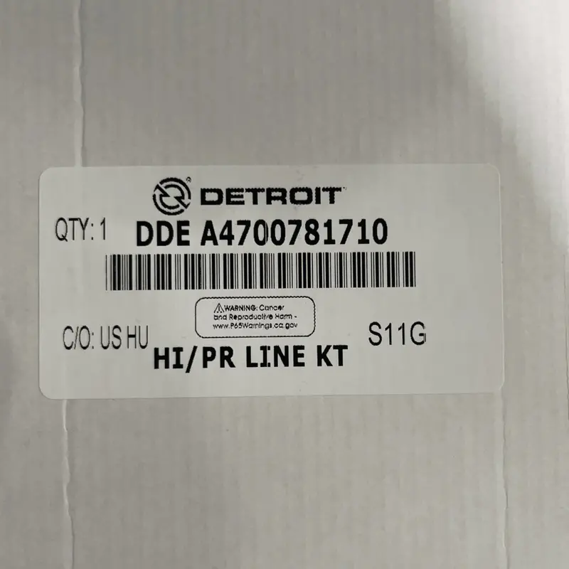 Ddea4700781710 Genuine Detroit Diesel High-Pressure Fuel Line 2