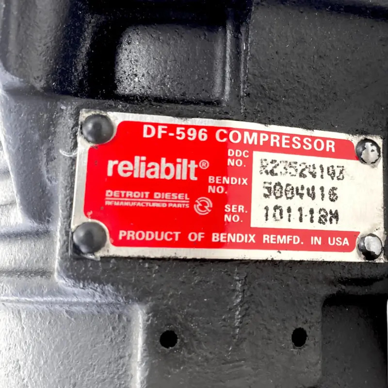 Dder23524143 Genuine Detroit Diesel Air Compressor 28 Cfm For Dd Series 60 2