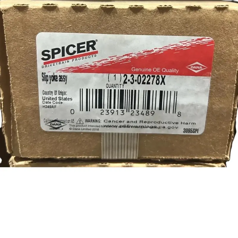 Ds2302278x Dana Spicer Slip Yoke Assembly 2