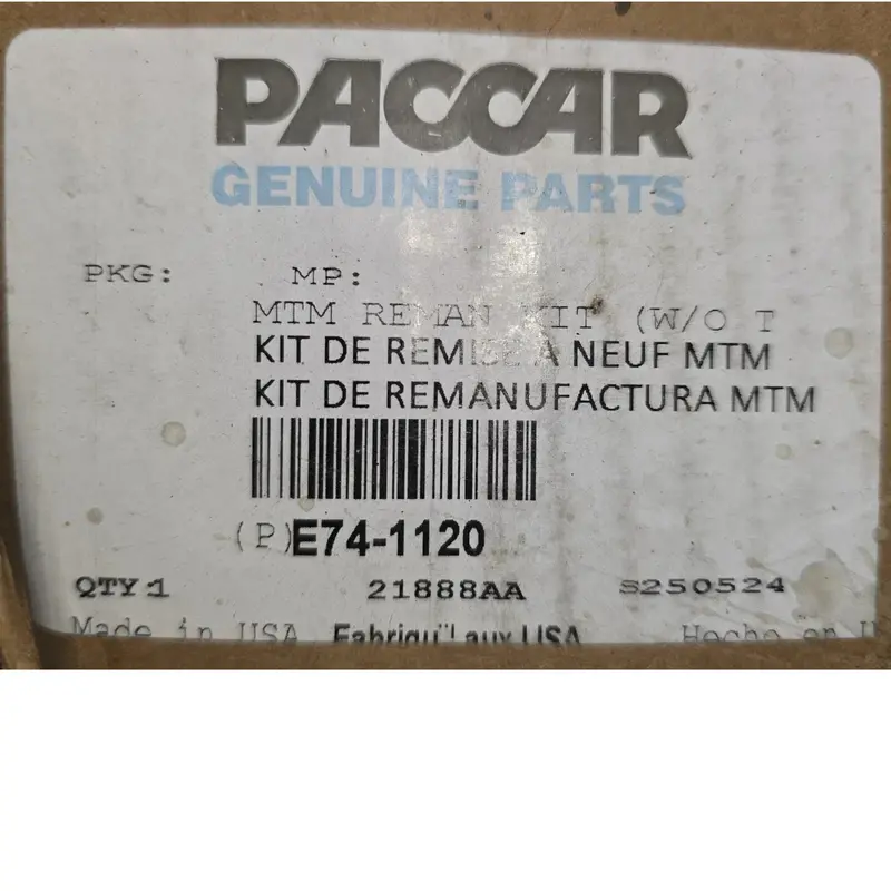 E74-1120 Genuine Paccar Mtm Mechatronic Transmission Module Reman Kit 2