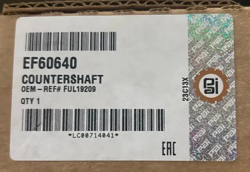 Ef60640 Pai Countershaft 1