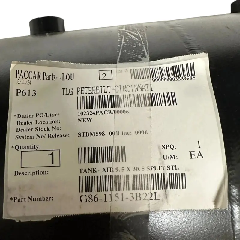 G8611513b22l Genuine Paccar Air Tank 2