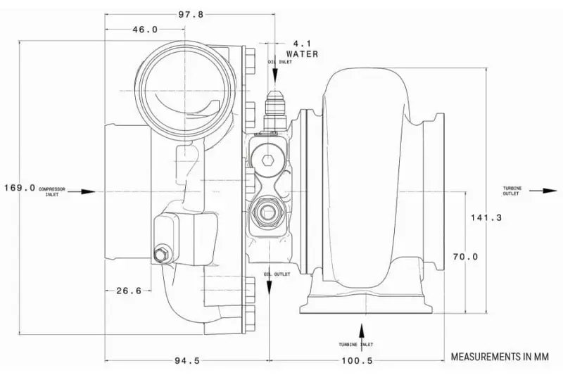 Garrett G Series G25-550 Turbo 3