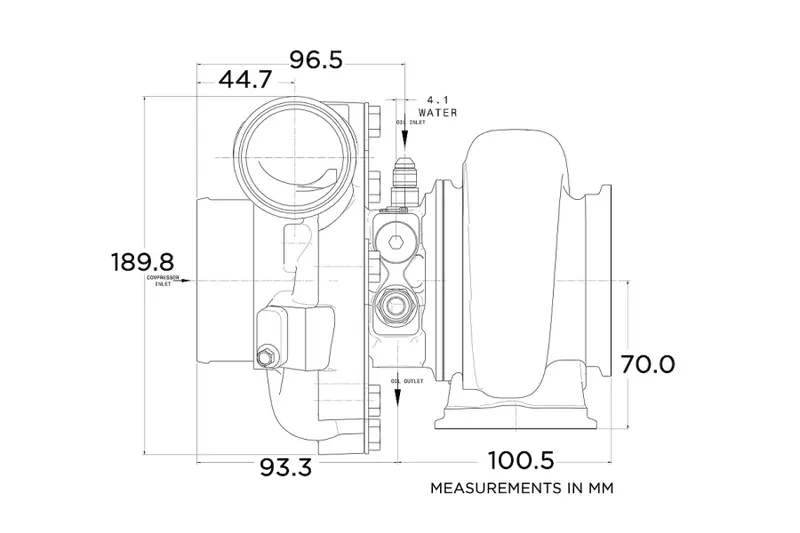 Garrett G Series G25-770 Turbo 8