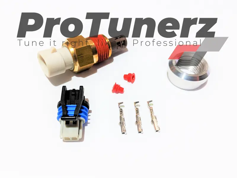 Gm Open Element Iat Sensor With Connector + Aluminum Bung 1