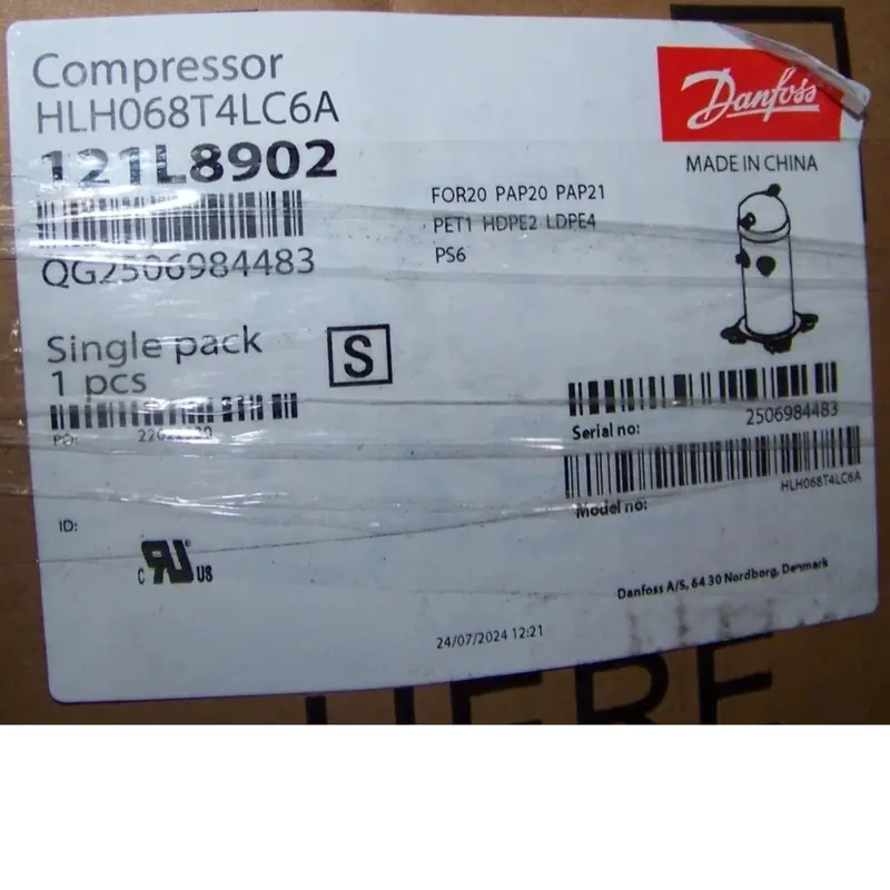 Hlh068t4lc6a Genuine Danfoss Scroll Compressor 2