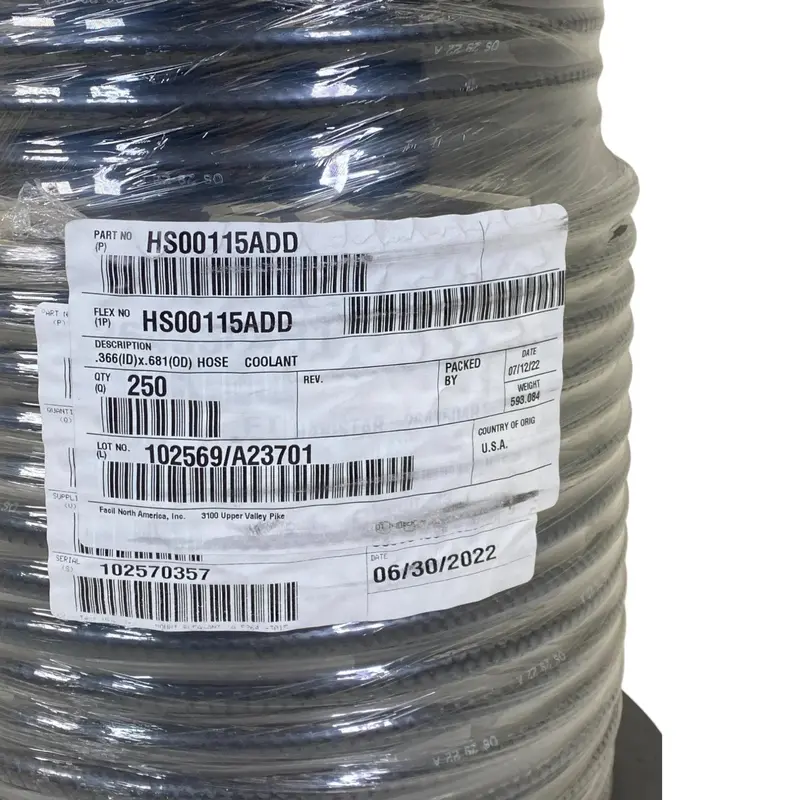 Hs00115add Genuine Fleetrite Premium Coolant Hose 3/8" 246" 2