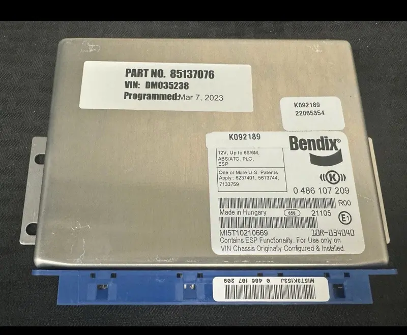 K092189 Genuine Bendix Ecu Abs Control Module Ec-60 1