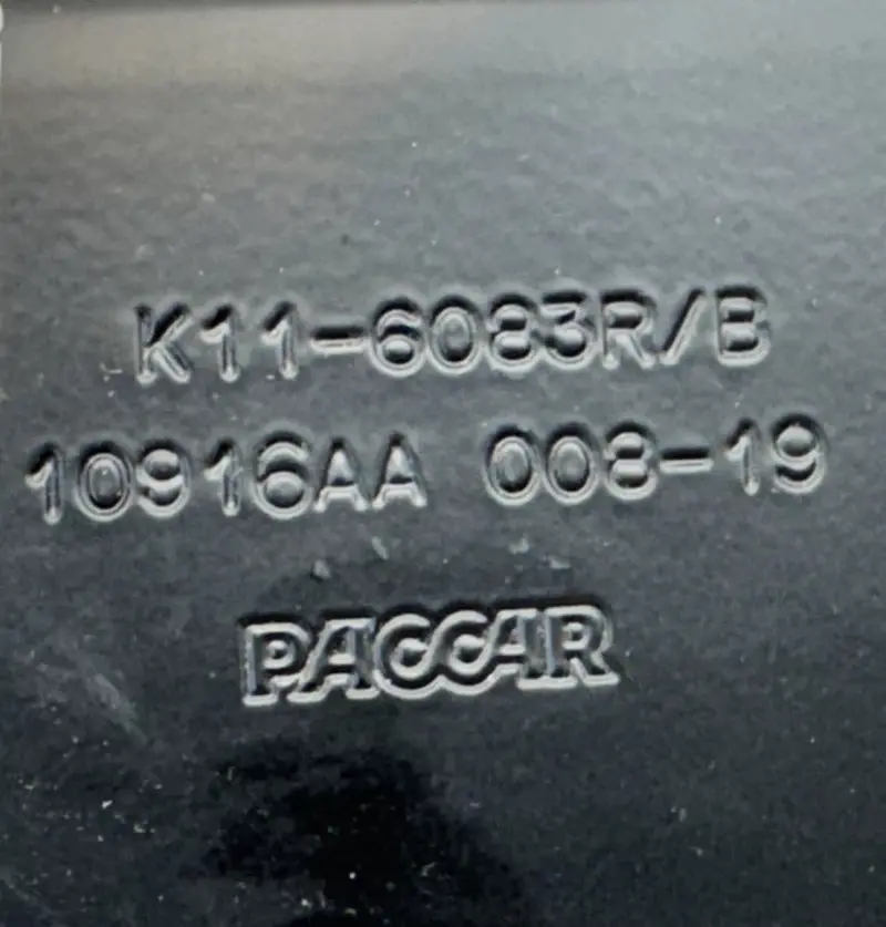 K116083r Genuine Paccar Right Side Bracket-Fuel Tank Strap 2
