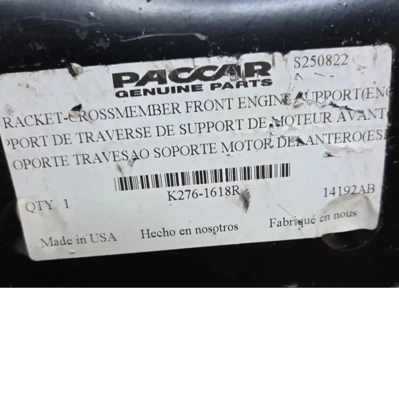 K2761618r Genuine Paccar Right Front Engine Support Crossmember Bracket 2