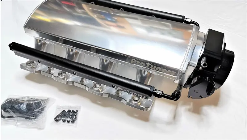 Ls Lsx Ls1 Ls2 Ls6 Low Short Intake Manifold / Fuel Rail / Throttle Body 2