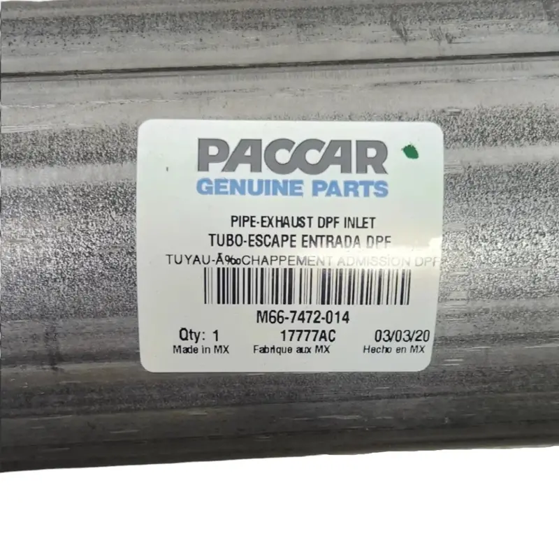 M667472014 Genuine Paccar Dpf Diesel Particulate Filter Inlet Pipe 2