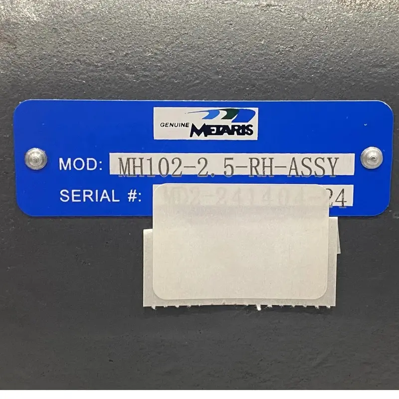 Mh102 2 5 Rh Assy Metaris Hydraulic Dump Pump 2