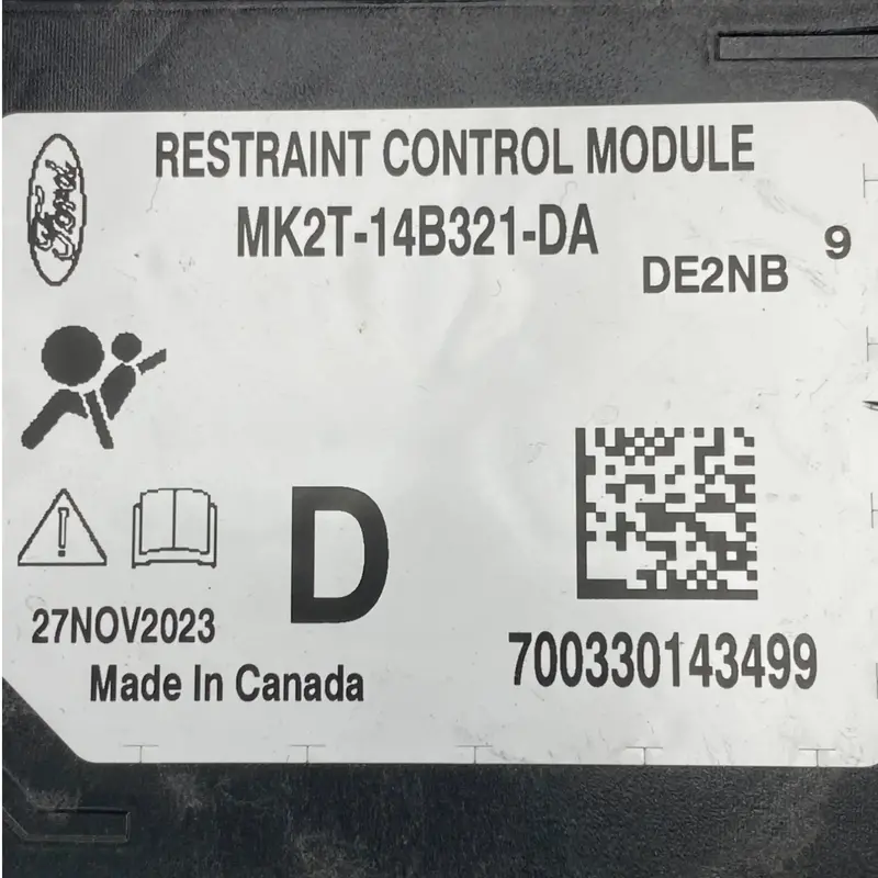 Mk2t14b321da Genuine Ford Restraint Control Module 2