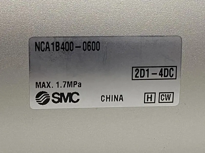 Nca1b400-0600 Smc Air Cylinder Double Acting 2