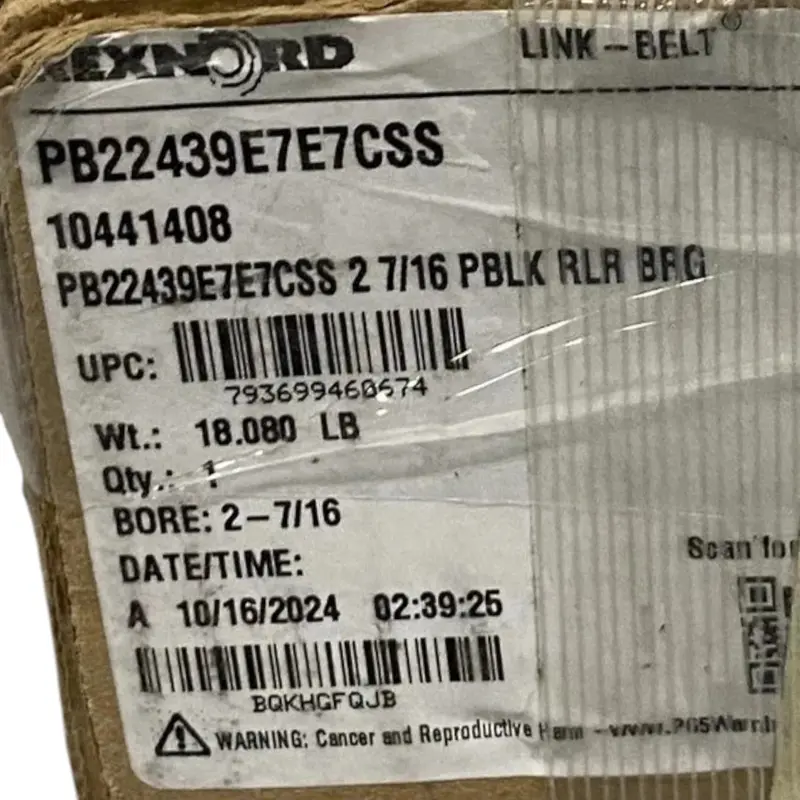 Pb22439e7e7css Rexnord Pillow Block Bearing 2
