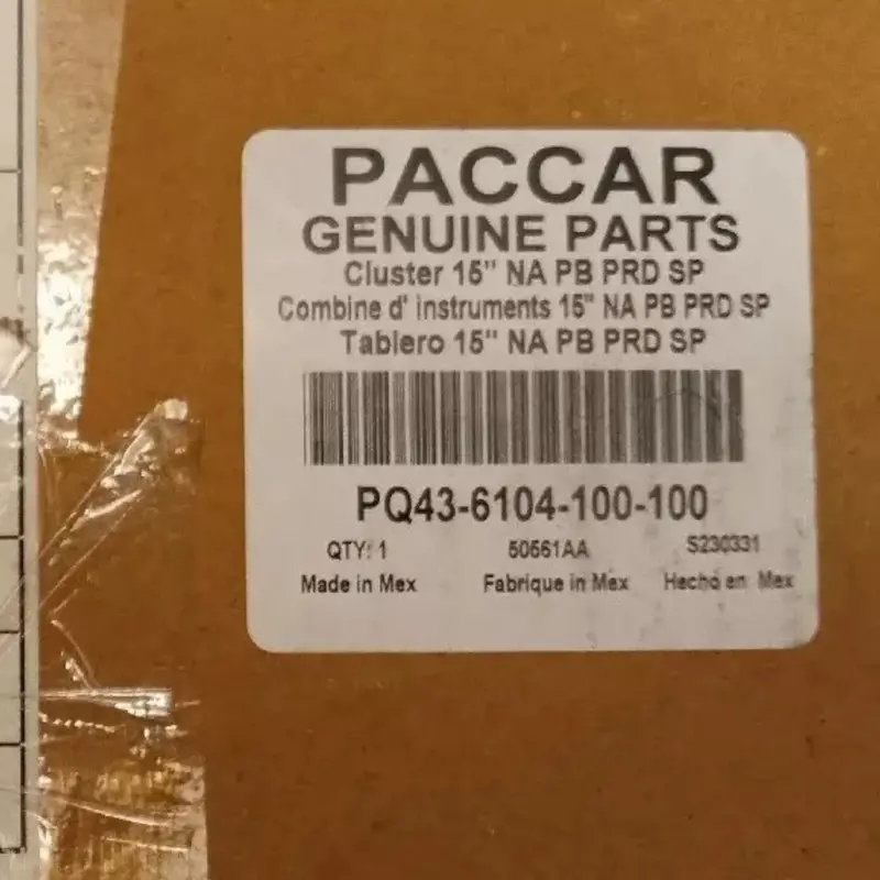 Q436104100100 Genuine Paccar Digital Display Cluster 2