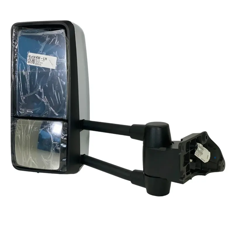R596144222100 Genuine Kenworth Left Side Chrome Mirror Assembly 1