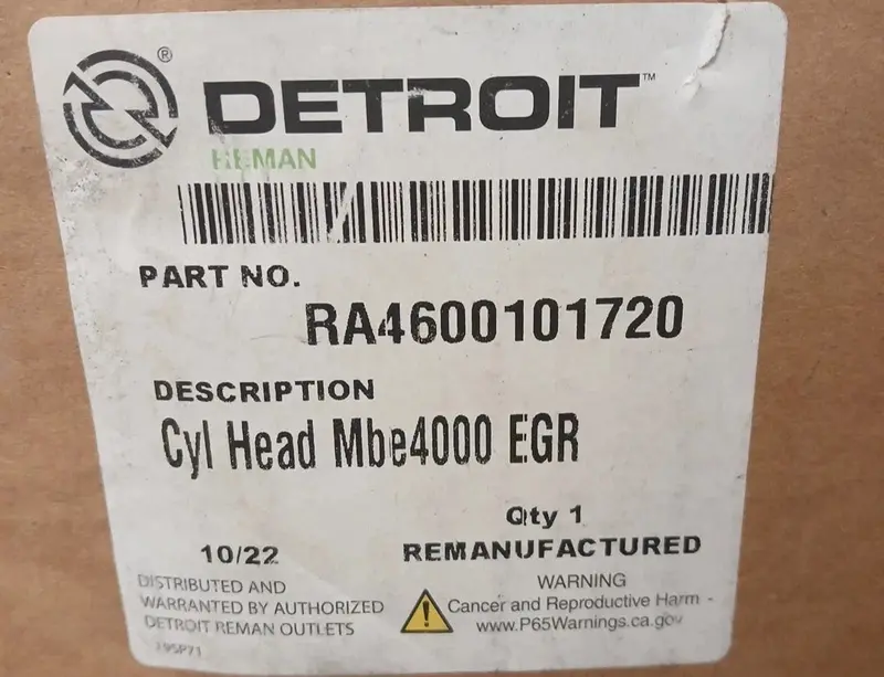 Ra4600101720 Genuine Detroit Diesel Engine Cylinder Head 1