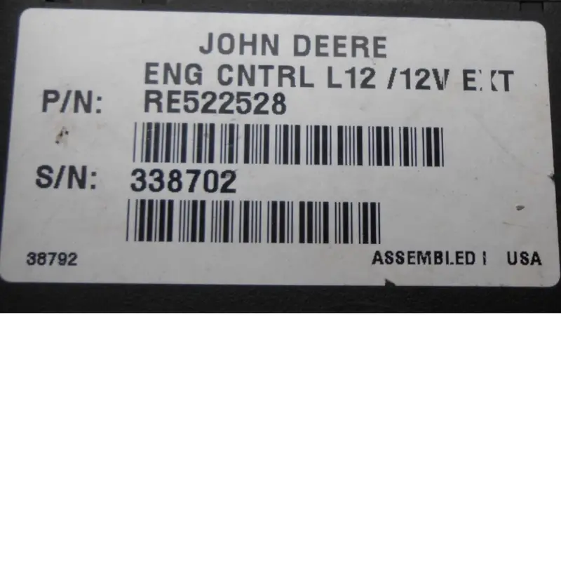 Re522528 John Deere Engine Controller 2