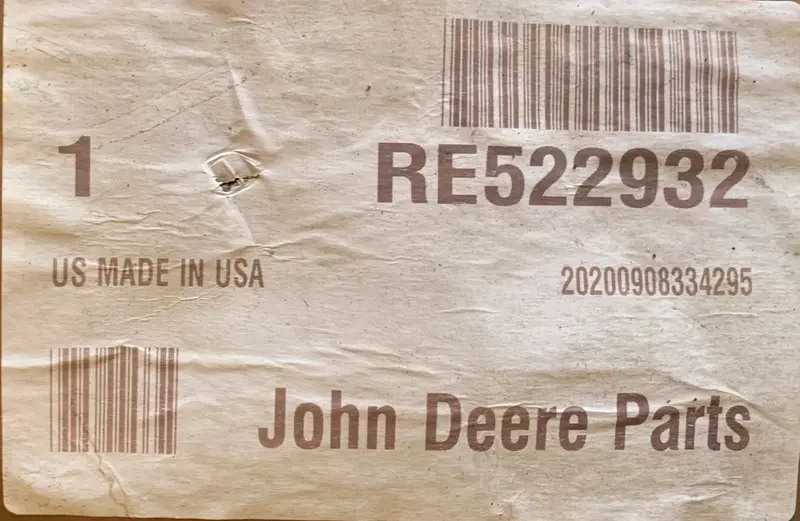Re522932 Genuine John Deere Engine Crankshaft Pulley With Dampener 1