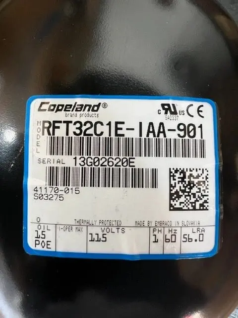 Rft32c1e-Iaa-901 Genuine Copeland Hermetic Compressor 2