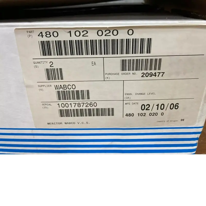 S480 102 020 0 Genuine Wabco Abs Trailer Modulator 2