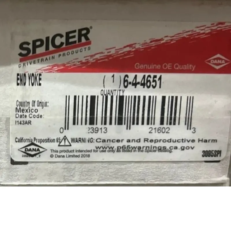 Sp6446511 Genuine Dana Spicer End Yoke 2