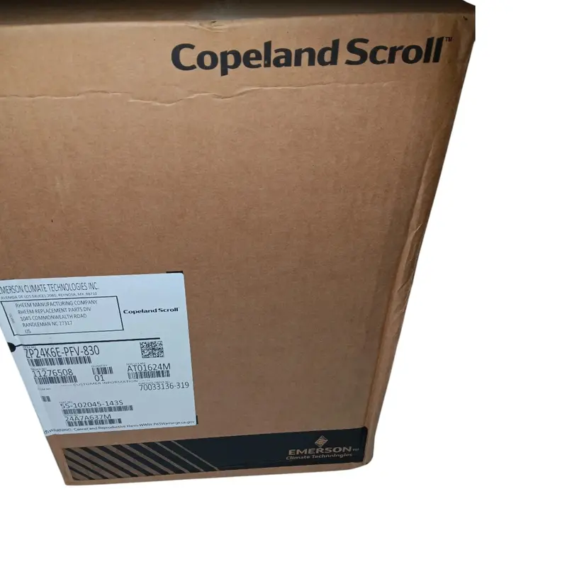 Zp24k6e-Pfv-830 Genuine Copeland Scroll Compressor 208-230V 2