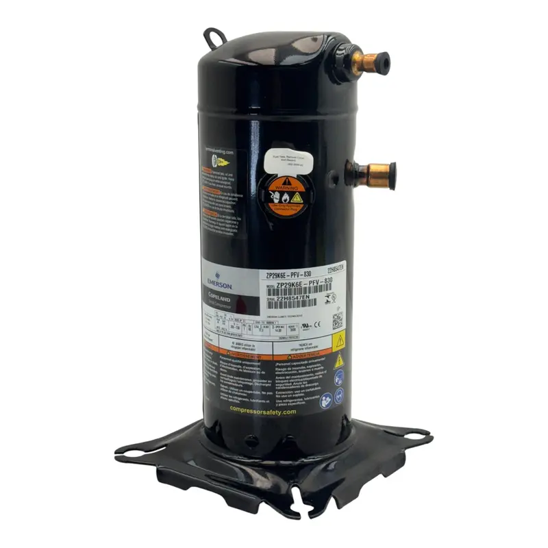 Zp29k6epfv830 Copeland Scroll Compressor 208-230V 1