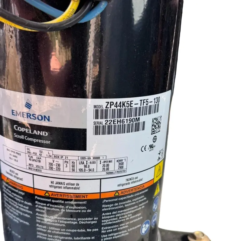 Zp44k5e-Tf5-130 Genuine Copeland Scroll Compressor 2