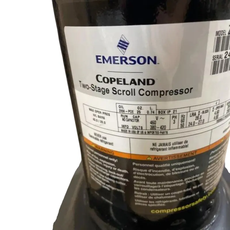 Zps20k5e-Tfd-130 Genuine Copeland Scroll Compressor 2