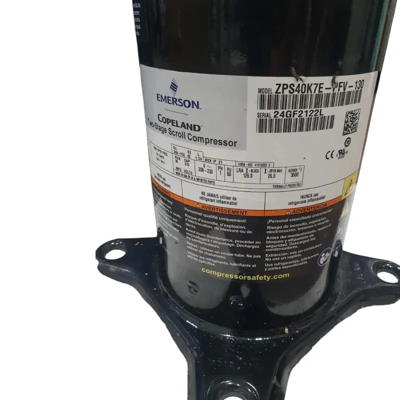 Zps40k7epfv130 Copeland Scroll Compressor 2