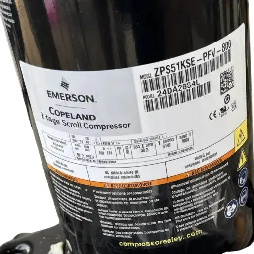 Zps51k5e-Pfv-800 Genuine Copeland Scroll Compressor 1