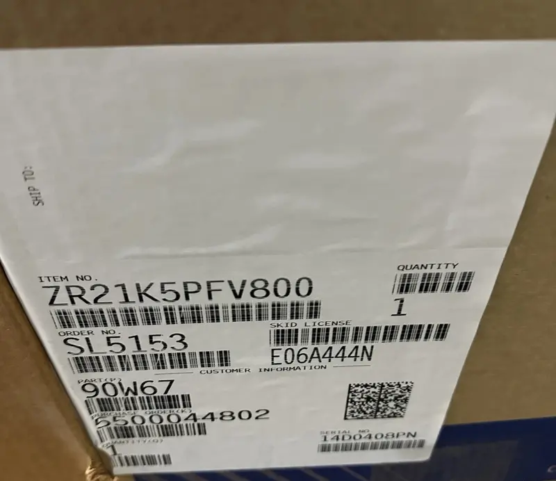 Zr21k5-Pfv-800 Genuine Copeland Scroll Compressor 1