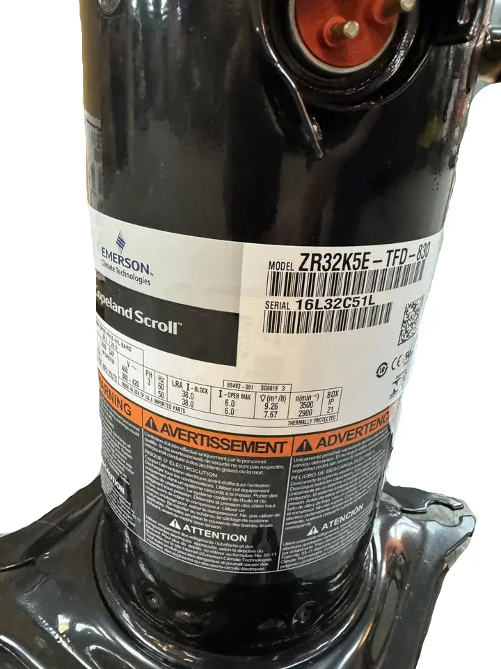 Zr32k5e-Tfd-830 Genuine Copeland Scroll Compressor 2
