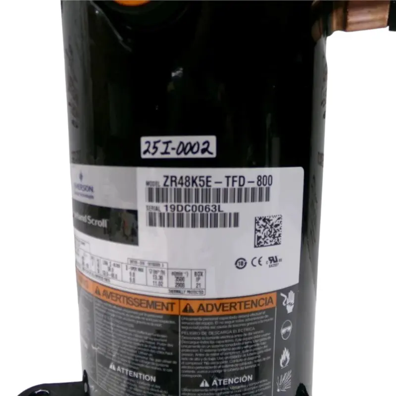 Zr48k5etfd800 Genuine Copeland Scroll Compressor 2
