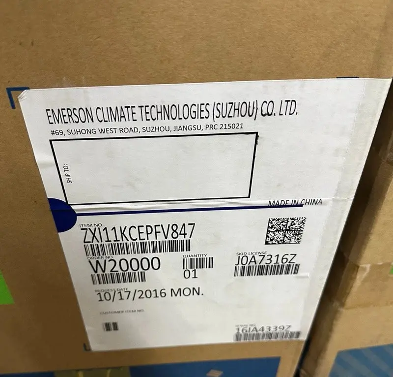 Zxi11kce-Pfv-847 Genuine Copeland Scroll Compressor 1