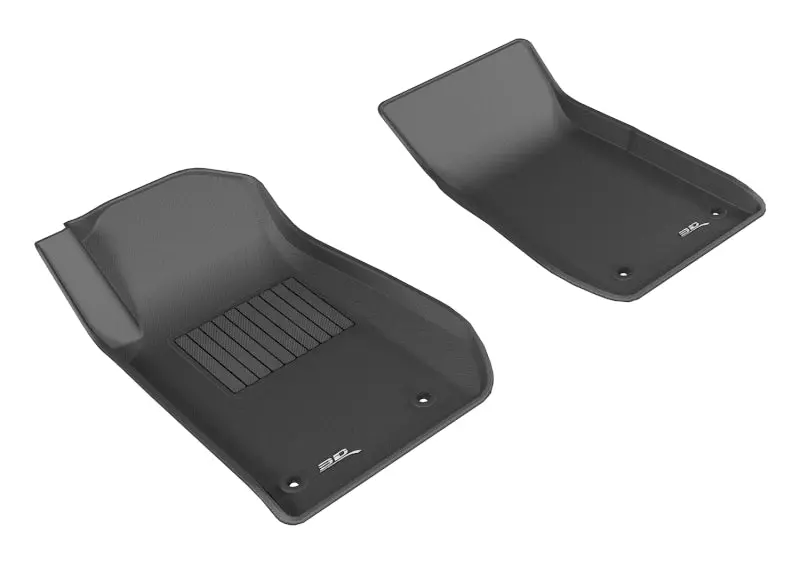 3D Maxpider 2014-2017 Chevrolet Ss Kagu 1St Row Floormat - Black 1