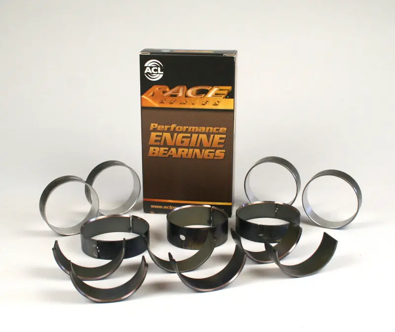 Acl High-Performance Main Bearing Set – Ct-1 Coated, 0.025Mm Oversize For Nissan Rb25/Rb30 Engines 1