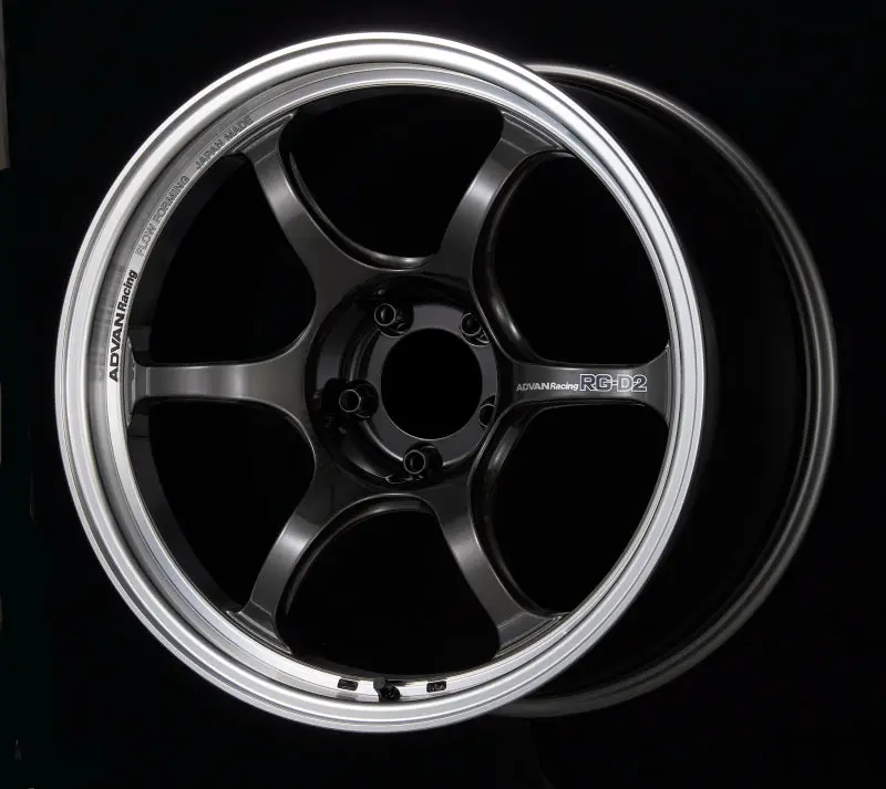 Advan Rg-D2 18X7.5 +47 5-114.3 Machining & Black Gunmetallic Wheel 1