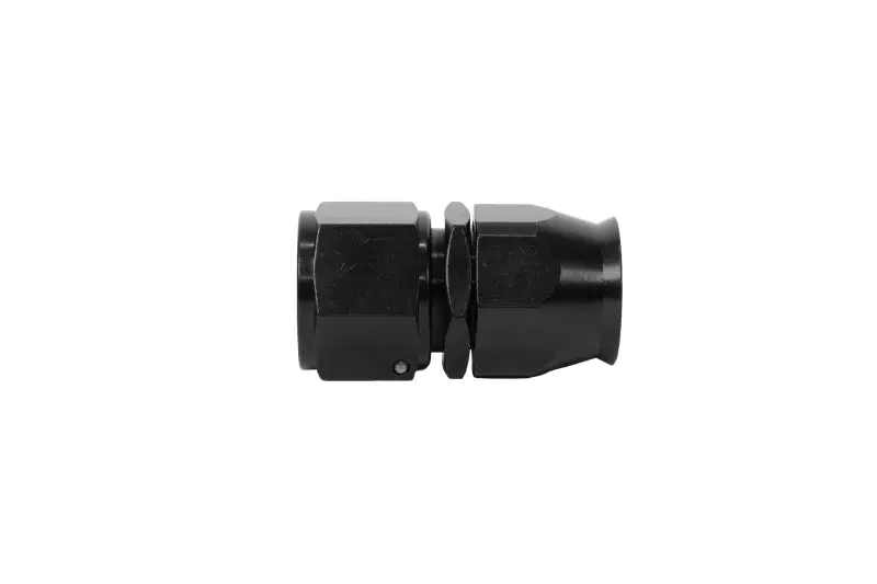 Aeromotive An-12 Straight Ptfe Hose Fitting — Black Anodized Aluminum End 1