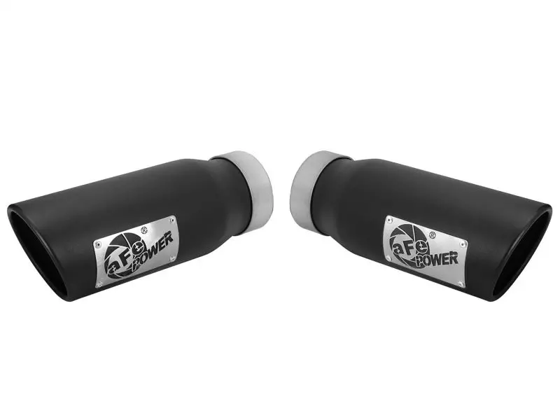 Afe Machforce-Xp Stainless Steel Exhaust Tip – 3.5" Inlet, 4.5" Outlet, 12" Length, Clamp-On Design 1