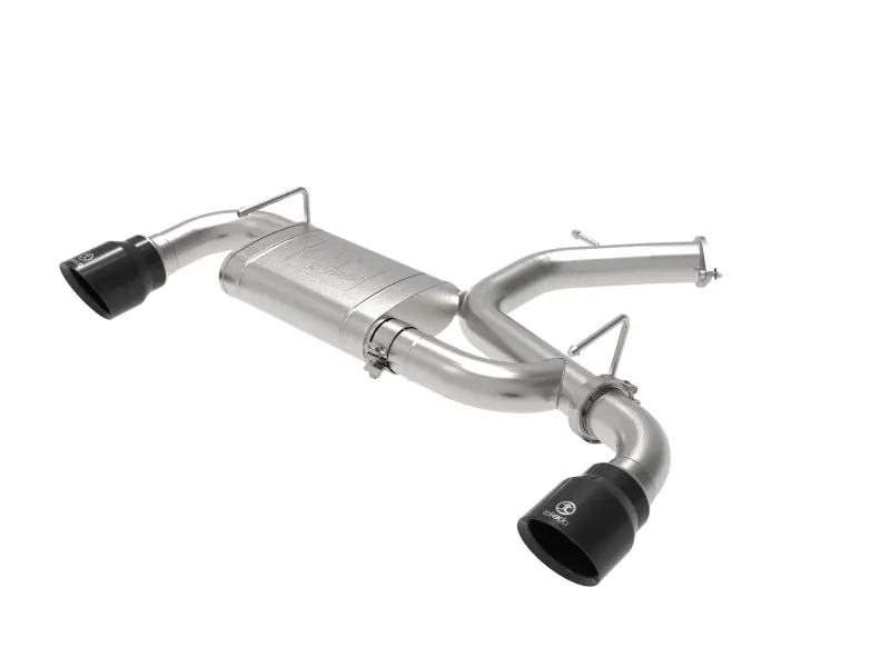 Afe Takeda Black Dual-Tip Axle-Back Exhaust System For 2019–2020 Hyundai Veloster N (304 Stainless Steel) 1