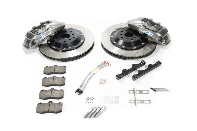 Alcon 2009+ Nissan Gt-R R35 380X33Mm Rotor Grey 4 Piston Caliper Rc4 Rear Axle Kit 1
