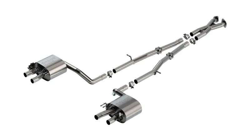 Borla S-Type Cat-Back Exhaust For 2022–2023 Kia Stinger 3.3L V6 Turbo (Dual Rear Exit) 1