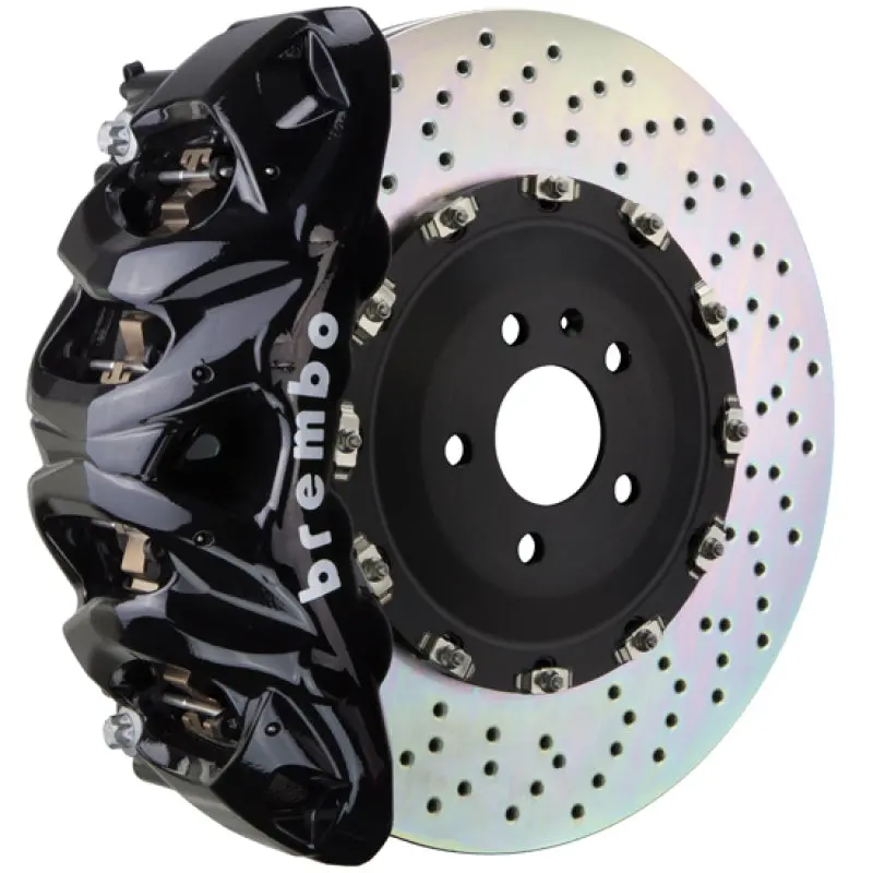 Brembo Front Big Brake Kit For 2016–2021 Toyota Land Cruiser (J200) – 8-Piston Calipers, 412X38Mm Drilled Rotors, Black Finish 1