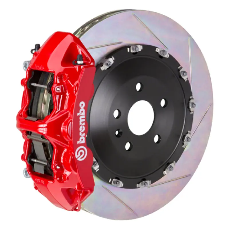 Brembo Gt Big Brake Kit For 2006–2011 Mercedes-Benz Ml63 (W164) – Front, 6-Piston Calipers, 405X34Mm Two-Piece Slotted Rotors – Red Finish 1